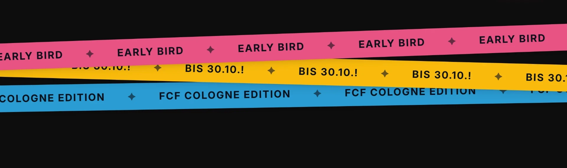 Early-Bird-Tickets für die FCF Cologne Edition